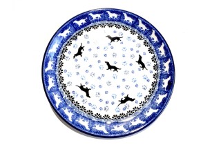 261 Bunzlau Gebaksbordje 2151X Teckel